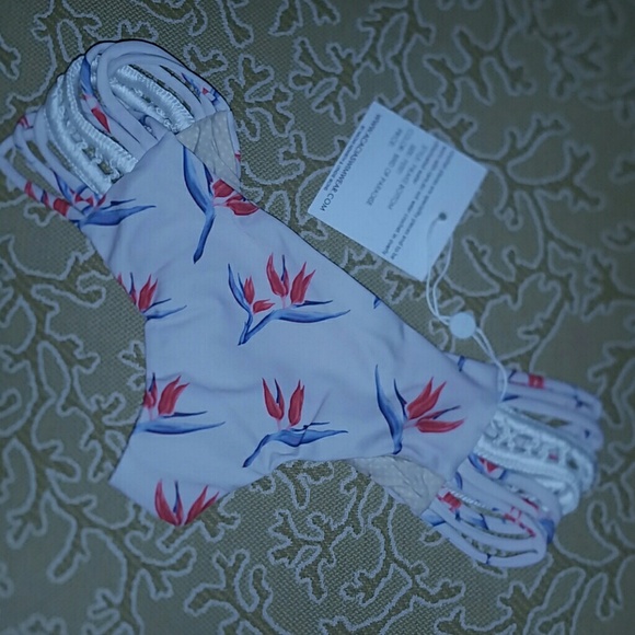 New acacia bird of paradise pikake bikini bottom P - Picture 3 of 5